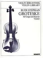 Groteske, violin and piano.