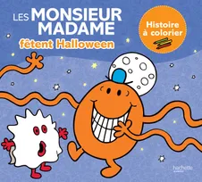 Les Monsieur Madame fêtent Halloween - Histoire à colorier, Histoire à colorier
