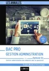 Annales bac pro gestion-administration / épreuve E2, gestion administrative des relations avec le pe