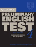 Cambridge preliminary English tests - 4, Elève+corrigé