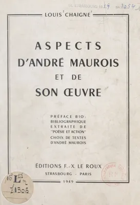 Aspects d'André Maurois et de son œuvre