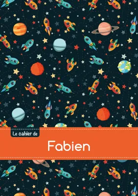 Le cahier de Fabien - Petits carreaux, 96p, A5 - Espace