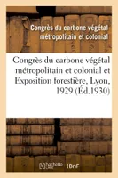 Congrès du carbone végétal métropolitain et colonial et Exposition forestière, Lyon, 1929, Congrès de l'excursion des congressistes, 10-13 novembre 1929