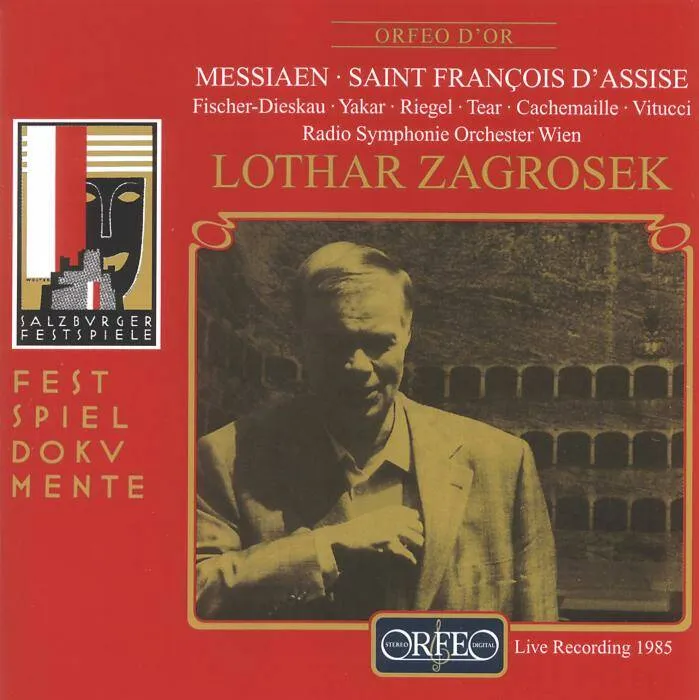 CD, Vinyles Musique classique Musique classique SAINT FRANCOIS D ASSISE YAKAR/FISCHER DIESKAU/CACHEMAILL/ZAGROSEK