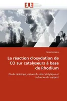 La réaction d''oxydation de CO sur catalyseurs à base de Rhodium