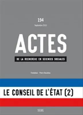 Actes de la recherche en sciences sociales, n°194, Fusion des élites et consécration des cabinets de conseil