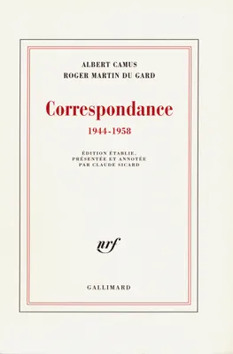 Correspondance, (1944-1958)