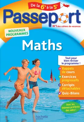 Passeport - Maths de la 6e à la 5e