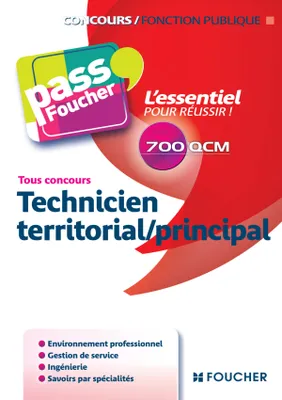 Pass'Foucher - Technicien territorial / principal
