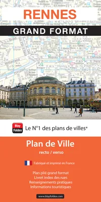 Rennes plan de villes Blay Foldex