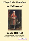 L'esprit de M. de Talleyrand, Anecdotes, bons mots, citations