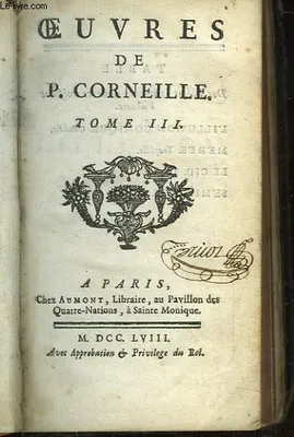 OEUVRES DE P. CORNEILLE - TOME 3
