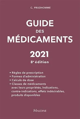 Guide des médicaments, 2021