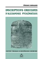 Inscriptions grecques d'alexandrie ptolemaique