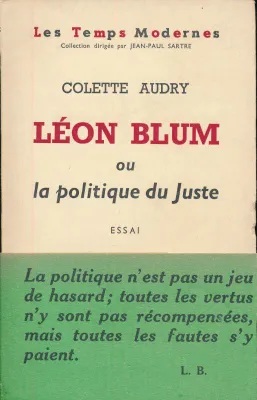 Léon Blum ou la politique du Juste