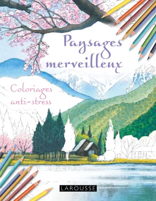Cahiers coloriages paysages merveilleux