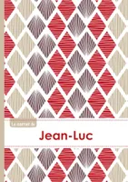 Le carnet de Jean-Luc - Lignes, 96p, A5 - Pétales Japonaises Violette Taupe Rouge