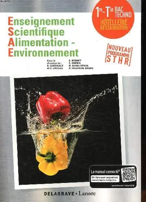 Enseignement Scientifique Alimentation-Environnement 1re, Tle STHR (2018) - Pochette élève