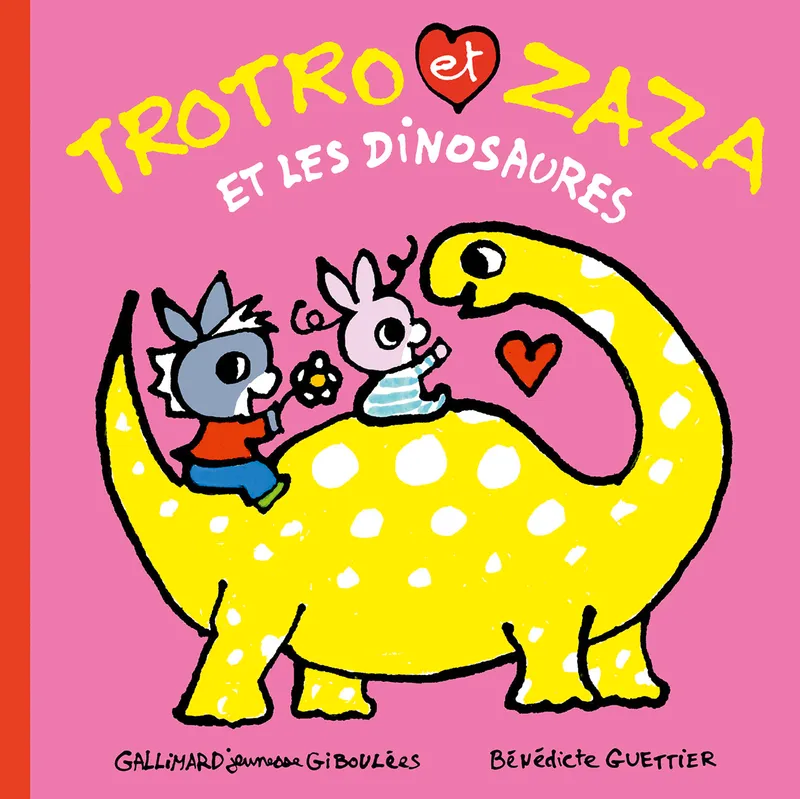 Livres Jeunesse de 3 à 6 ans Albums Trotro et Zaza et les dinosaures Bénédicte Guettier