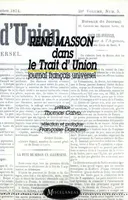 René Masson dans le Trait d’Union, Journal français universel
