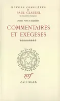 Œuvres complètes (Tome 26-Commentaires et exégèses, VIII), Commentaires et exégèses, VIII