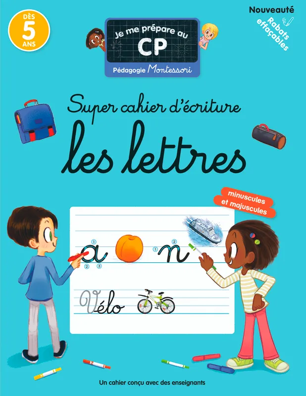 Cahier d'écriture - CP : Apprendre à écrire pour enfants dès 5 ans