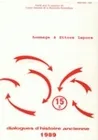 Dialogues d'histoire ancienne., 15, 1989, Dialogues d'histoire ancienne, n°15-2/1989, Hommage à Ettore Lepore