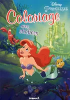Disney Princesses Coloriage avec stickers (Ariel)