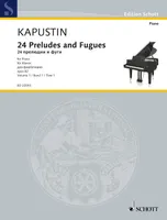 24 preludes and fugues, For piano