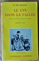 Le Lys dans la vallée. Introduction, notes et relevés de variantes par Maurice Allem.