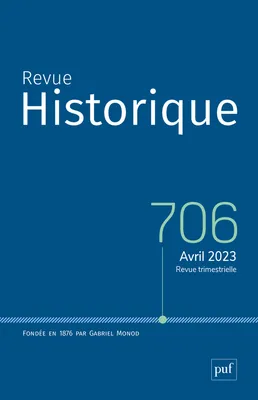 Revue historique, 2023 - 706