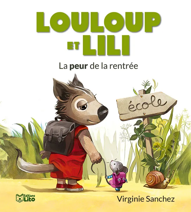 Livres Jeunesse Les tout-petits Albums Louloup et Lili / La peur de la rentrée Virginie Sanchez