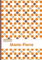 Le carnet de Marie-Pierre - Lignes, 96p, A5 - Ronds Orange Gris Violet