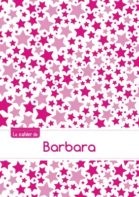 Le cahier de Barbara - Blanc, 96p, A5 - Constellation Rose