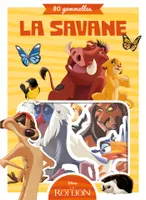 LE ROI LION - 80 Gommettes - La savane - Disney, Les Animaux de la savane