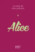 Le livre de mon prénom, 11, Alice
