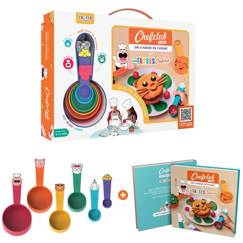 Jeux et Jouets Loisirs créatifs Cuisiner avec les enfants Livres de cuisine Coffret Chefclub Kids Chefclub