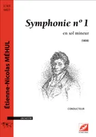 Symphonie n°1 (conducteur A3), en sol mineur