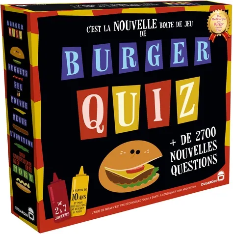 Jeux et Jouets Jeux de société Jeux d'ambiance Burger Quiz Jeu de société