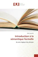 Introduction à la sémantique formelle
