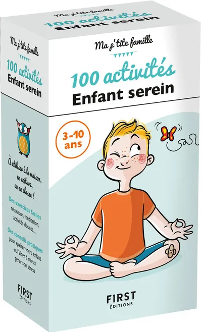 Jeux et Jouets Livres Parentalité La boîte 100 activités Enfant serein Gilles Diederichs