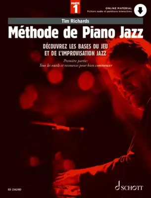 Méthode de Piano Jazz, Découvrez les bases du jeu et de l'improvisation Jazz. 1. piano. Méthode.