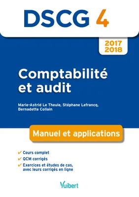 DSCG, 4, Comptabilité et audit, Manuel et applications