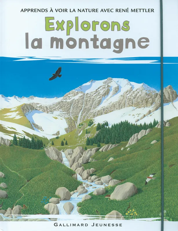Livres Jeunesse de 3 à 6 ans Albums Apprends à voir la nature avec René Mettler, Explorons la montagne René Mettler