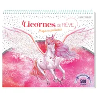 Licornes de rêve - Carnet créatif - Magie des paillettes 2024