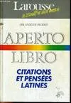 Aperto libro : Dictionnaire des citations latines, citations et pensées latines