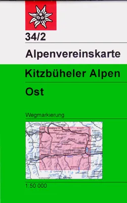 Alpenvereinskarte, 34/2, Kitzbüheler Alpen Ost 34/2