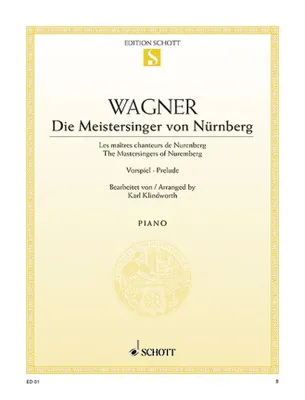 The Master-Singers of Nuremberg, Prelude (Act 1). WWV 96. piano.