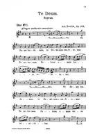 Te Deum, op. 103. soprano, bass, mixed choir (SATB) and orchestra. Partie de chœur.