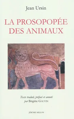 LA PROSOPOPEE DES ANIMAUX bilingue latin/français, Prosopopeia animalium aliquot